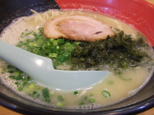 「鶏白湯 生からし　７４０円」@麺場 鶏源 TORIGEN 黄金町店の写真