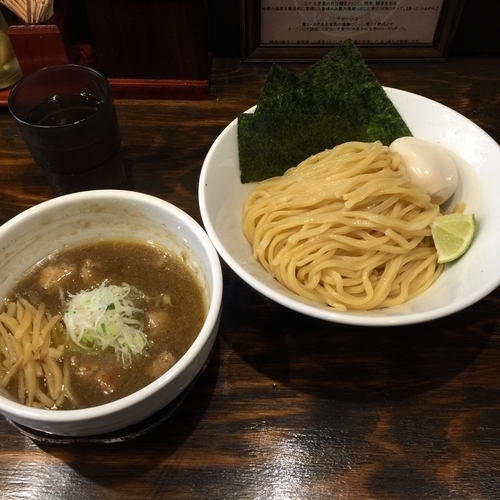 「味玉濃厚つけ麺」@めん処 渚の写真