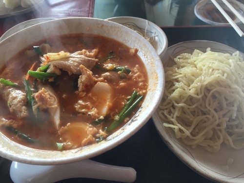 「スタミナつけ麺」@ラーメン頑八 入間店の写真