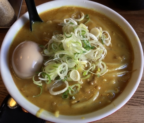 「カレーたんめん＋味玉（￥850＋￥100）」@元祖きんかどう 座間本店の写真