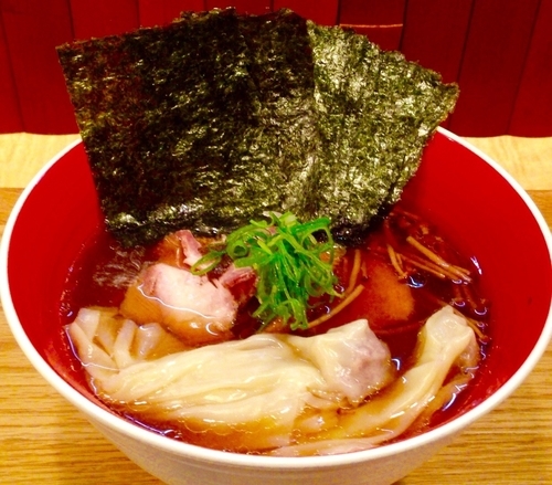 「チャーシューワンタン醤油Soba 1500円　海苔　150円」@Japanese Soba Noodles 蔦の写真