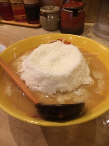 「元祖◯究チーズラーメン」@九十九とんこつラーメン 恵比寿本店の写真