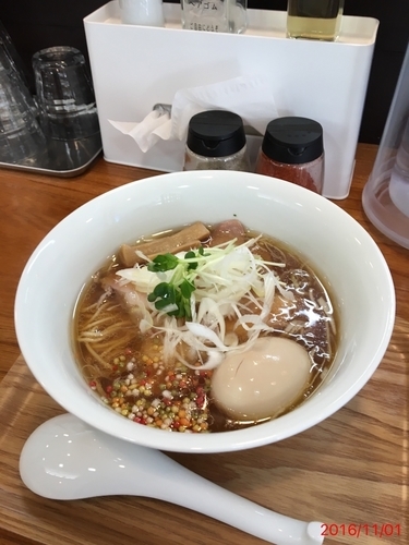 「特製アメノオトソバ醤油」@アメノオトの写真