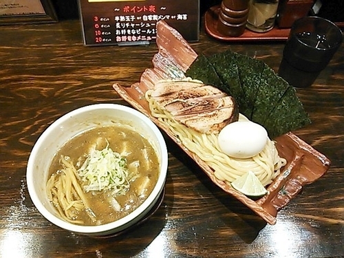 「贅沢濃厚つけ麺」@めん処 渚の写真