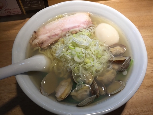 「あさり〜潮〜（大盛）」@らーめん 月の兎影の写真