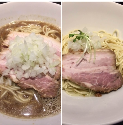 「中華そば & あぶらそば」@煮干乱舞の写真