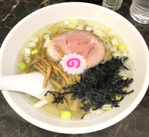 「塩煮干しらーめん 780円」@らーめん えんやの写真