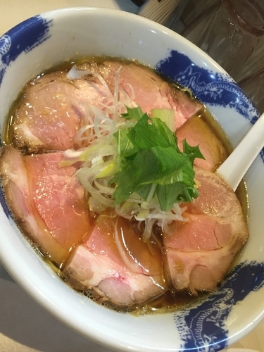「【気まぐれ限定】生姜醤油のチャーシュー麺 ￥900」@麺屋 扇 SENの写真