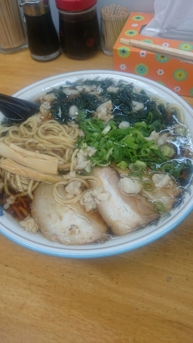 「ラーメン ワカメ 大盛り ７５０円」@味よしの写真