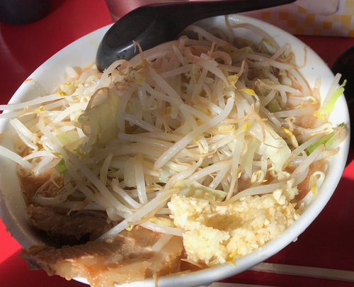 「小ラーメン　690円」@ラーメン二郎 仙台店の写真