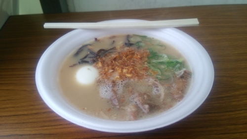 「半熟煮玉子入豚とろラーメン」@東京ラーメンショー2016の写真