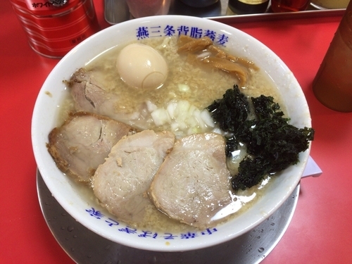 「特製中華そば（鬼油）980円」@燕三条中華そば ぎと家 武里本店の写真