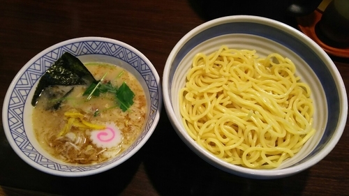 「つけ麺(中)(あつもり)」@中華そば 門ぱち 浦和美園店の写真