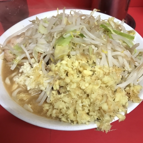 「小豚 少なめ固め しょうが 790＋50円」@ラーメン二郎 仙台店の写真
