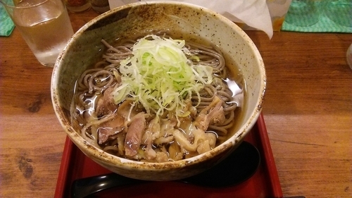 「冷たい肉そば 680円」@肉そば家 笑梟の写真