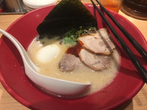 「赤丸スペシャル麺」@博多一風堂 五反田東口店の写真