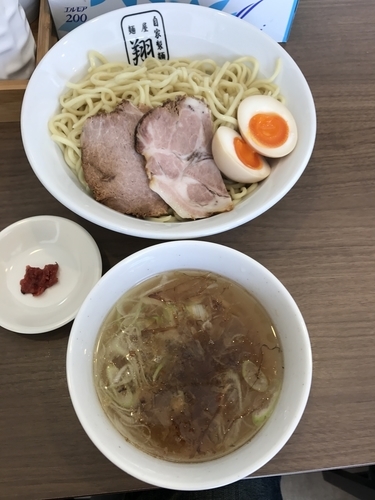 「淡麗しゃばしゃば塩つけ麺 800円」@麺屋 翔の写真