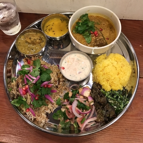 「ツキノワグマビリヤニとイノシシ、魚を使ったスペシャルメニュー」@beet eatの写真