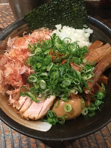 「油そば」@らーめん 瞠 恵比寿店の写真