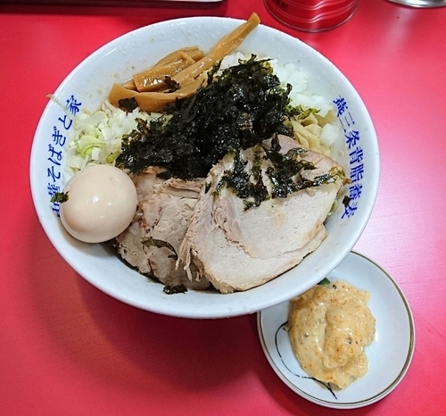 「特製あぶらそば」@燕三条中華そば ぎと家 武里本店の写真