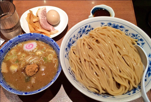 「得製つけめん＆特盛＆シュリンプ」@六厘舎の写真