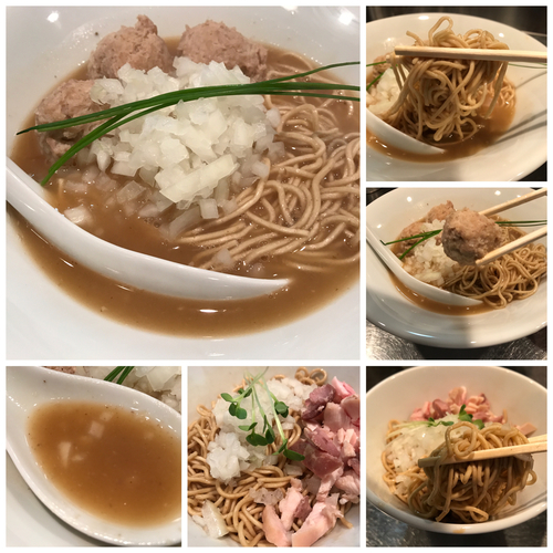 「鴨白湯 900円＋味付け和え玉200円＋ビール」@日の丸さんじの写真