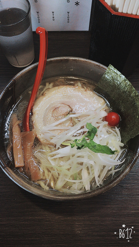 「帆立とあさりの清湯らーめん780円(大盛無料)」@つけめん 眞司 其のニの写真