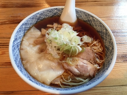 「わんたんめん 大盛」@しなそば 小浜の写真