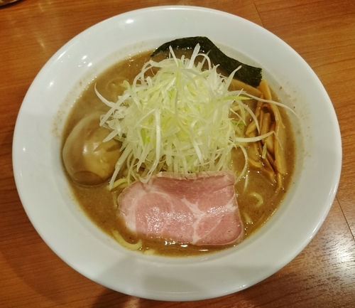「濃厚味玉豚骨魚介ラーメン 850円」@中華そば 七麺鳥の写真