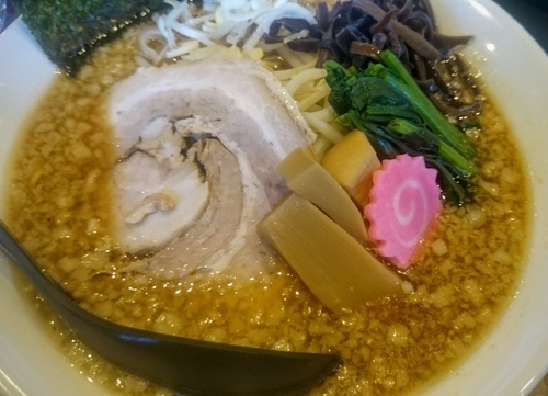 「ＴＯＫＹＯ醬油煮干し背脂ラーメン（２周年限定）」@noodle kitchen ミライゑの写真