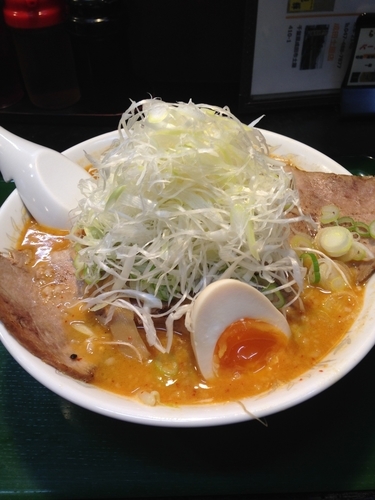 「味噌ラーメン純輝盛り 大盛り」@北海とんこつらーめん 純輝 潮来本店の写真