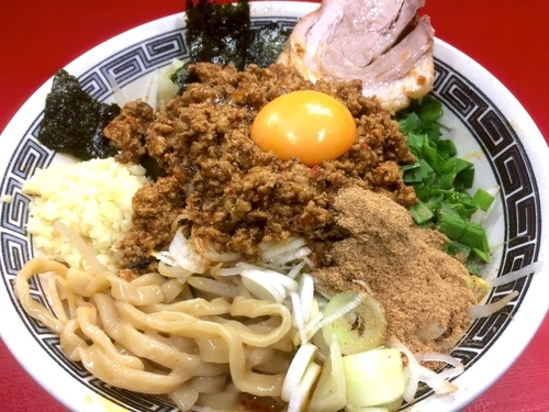 「【期間限定】台湾まぜそば（880円）＋豚１枚（100円）」@豚男 -BUTAMEN-の写真