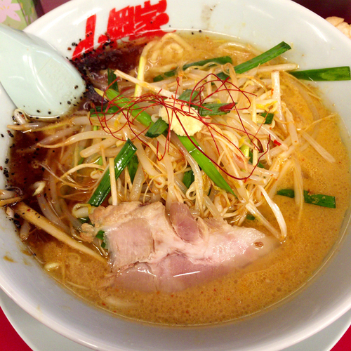 「特製味噌もやしラーメン　850円」@ラーメン山岡家 大泉店の写真