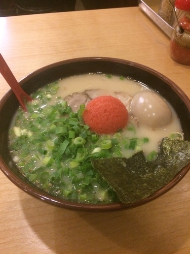 「明太豚骨ラーメン」@九州とんこつ長浜や 東高円寺店の写真
