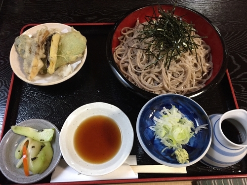 「天ぷらもりそば＋大盛り（￥900＋￥150）」@里山のそば処 正吉の写真