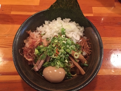 「あぶらそば 中盛(830円)」@瞠 池袋店の写真