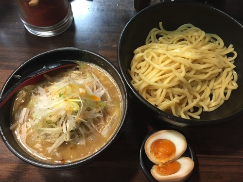 「味噌つけ麺(890円)+味玉(120円)」@麺処 花田 池袋店の写真