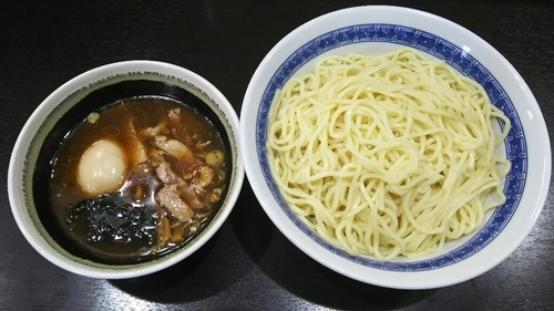 「つけ麺(中)＋味付玉子」@中華そば べんてんの写真