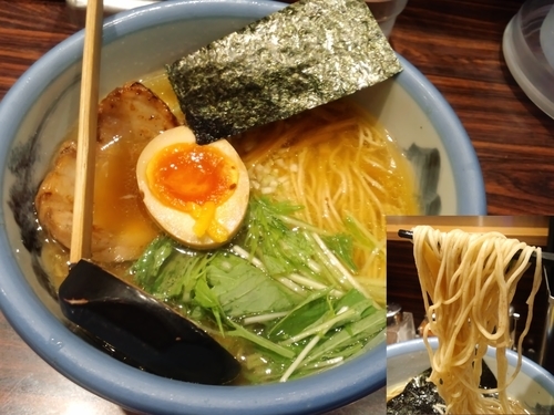 「柚子塩ラーメン淡麗980円」@AFURI 横浜ジョイナス店の写真