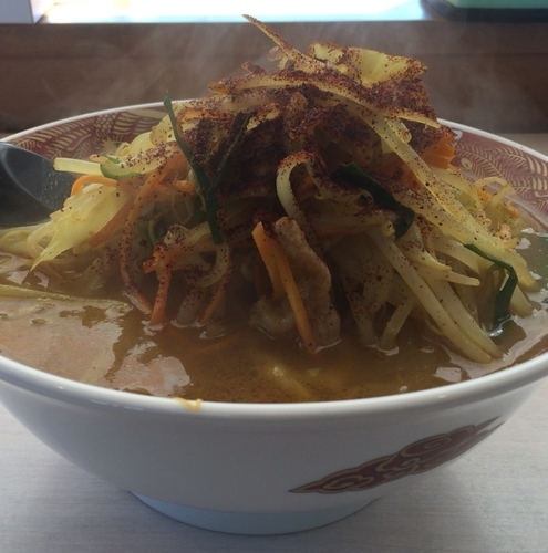 「スープカレータンメン」@あぢとみ食堂の写真