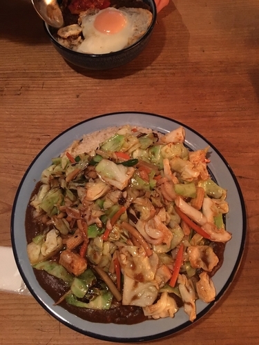 「野菜カレー」@もうやんカレー246 渋谷店の写真