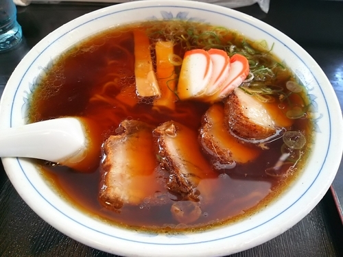 「中華そば　大盛り」@中華そば 大石家 諏訪店の写真