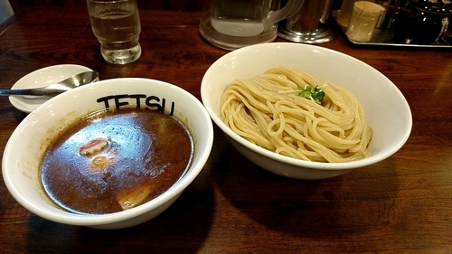 「つけ麺+味玉：910円」@つけめんTETSU 赤羽店の写真