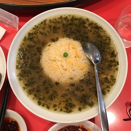 「接筵名物スープチャーハン」@接筵の写真