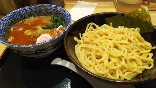 「担々つけ麺（あつもり）普通」@舎鈴 小岩北口店の写真