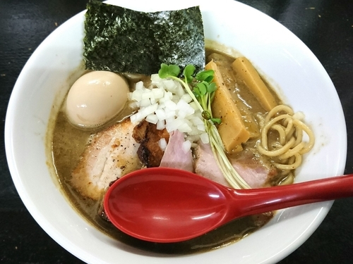 「凄濃中華そば(並)」@煮干し中華そば 蓮の華の写真