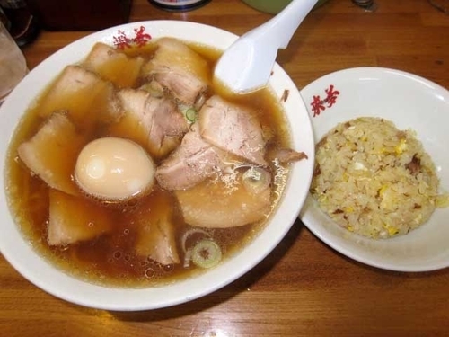 「ごっつぉ～セット　1,360円」@喜多方ラーメン 来夢 喜多方本店の写真
