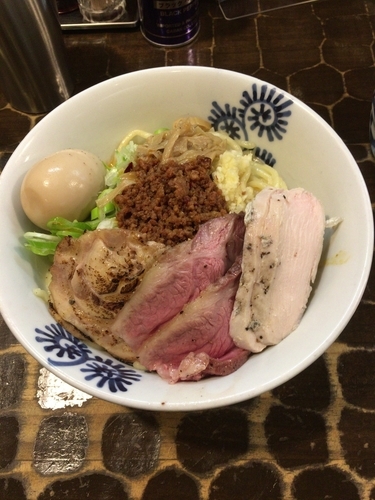 「油そば（塩）大盛＋特級トッピング」@特級鶏蕎麦 龍介の写真