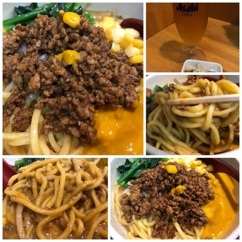 「【ハロウィン限定】ジャックオータンタン 750円＋ビール」@味噌麺処 花道庵の写真