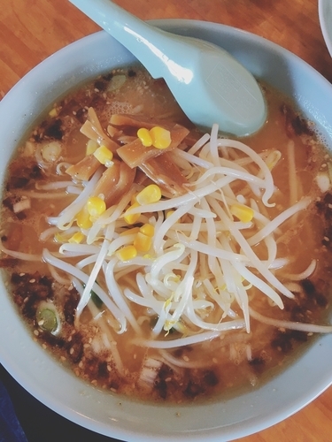 「味噌らーめん」@サッポロラーメン羆 由良店の写真